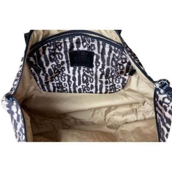 Coach ocelot nylon getaway packable 2- piece weekender bag - Picture 3 of 6